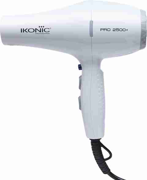 Ikonic Professional Hair Dryer 2500 Plus White Hair Dryer Ikonic