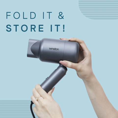Winston Foldable for Women and Men Hair Dryer