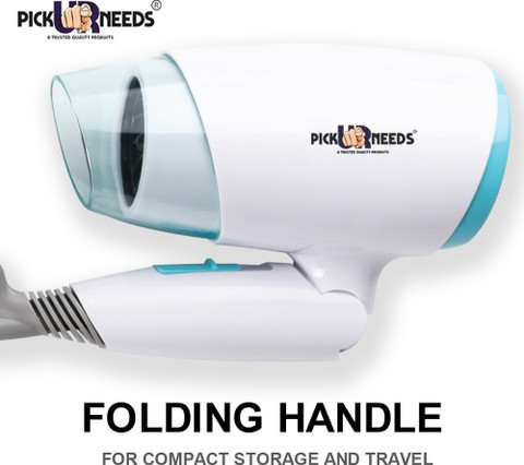 Pick Ur Needs Mini Travel Hair Dryer with Folding Handle Foldable Hair Dryer