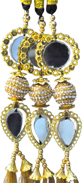 Sunduseva Handmade Punjabi Paranda with Golden Beads and  display picture 2