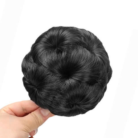 Pinaka (Pack of 1) Women's Clutchers Juda Bun, Black Color Hair