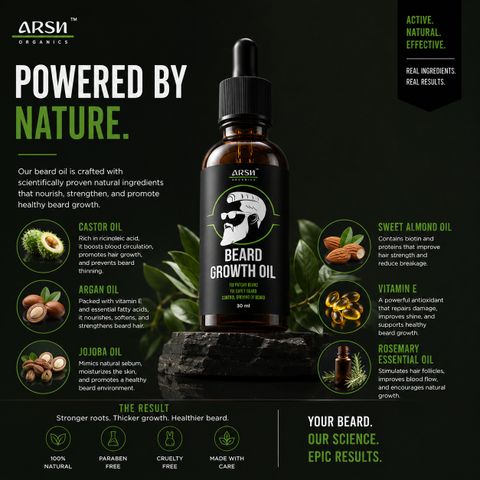 Arsh Organics ARG001PO2 Hair Oil (60 ml) - Image 7