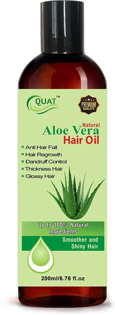 QUAT 100% Natural Aloe Vera Hair Oil - Price in India, Buy QUAT 100%  Natural Aloe Vera Hair Oil Online In India, Reviews, Ratings & Features |  Flipkart.com