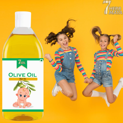 7Herbmaya Natural Baby Hair Oil with Olive Oil (Jaitoon Oil
