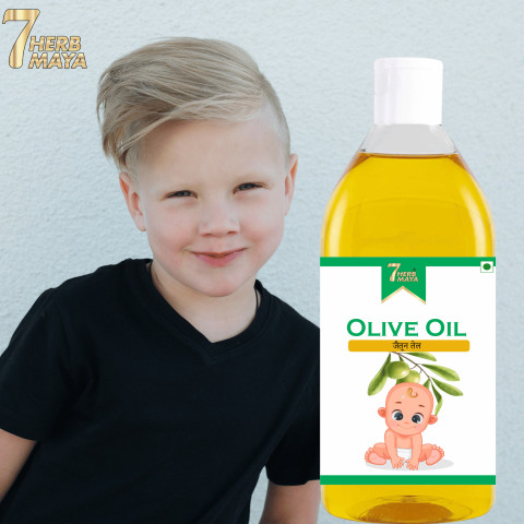 7Herbmaya Natural Baby Hair Oil with Olive Oil (Jaitoon Oil