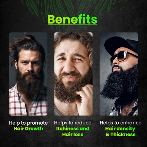 Sheopals Beard Growth Serum With Redensyl And Beard Capsule - 60 Capsules (35 ml) - Image 6