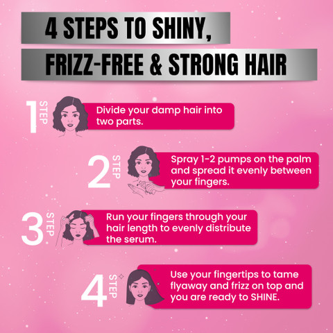 SESA Pro Shine Hair Serum 2X Shine 48 hours Frizz Control Men