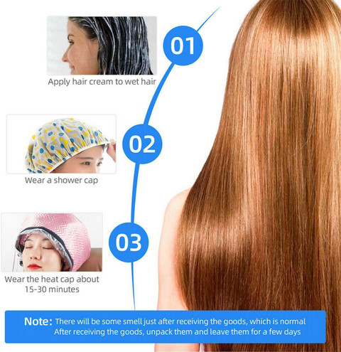 ZURU BUNCH Electric Hair Thermal Treatment Beauty Steamer SPA Nourishing  Hair Care Cap Hair Steamer