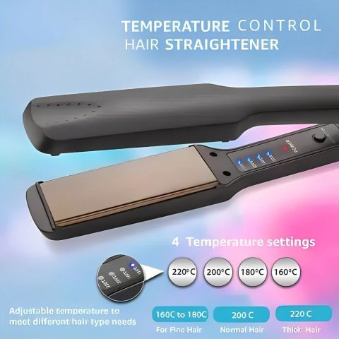 Zeno Volt 329 Professional Hair Straightener, Black - Image 3