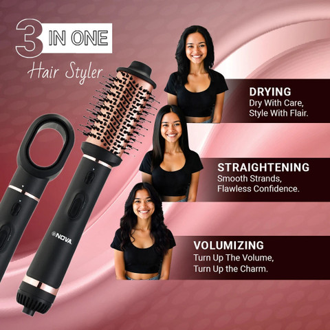 Brush One Hair Straightener FITAZA Hair Dryer Brush, Hot Air Brush