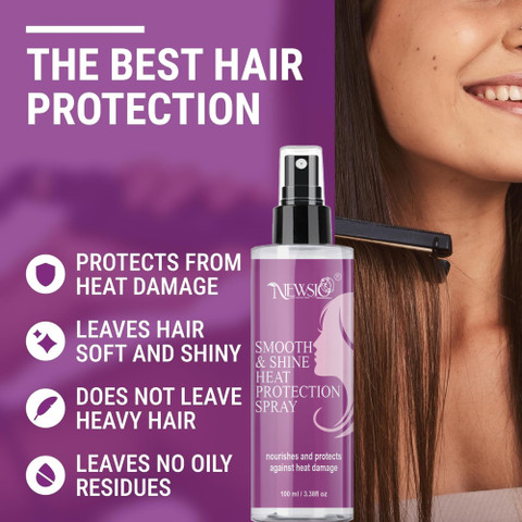 Newsio Professional |Heat Protection Spray For Hair Straightening With  Keratin Hair Spray