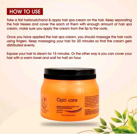 GS GREENSILKY Hair Smooth Spa Cream Essentials Opti Care Shea