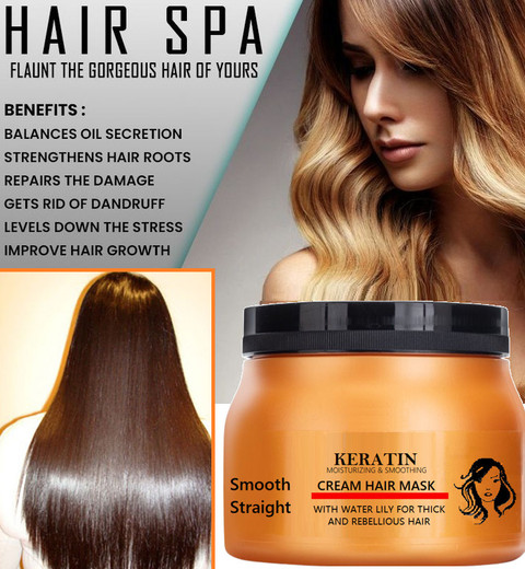 PERLENTE Instant Repair keratin Hair Spa Straightening Smoothing