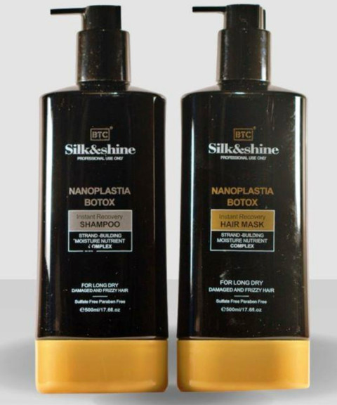BTC Botox nanoplastia shampoo conditioner set hair sulphate