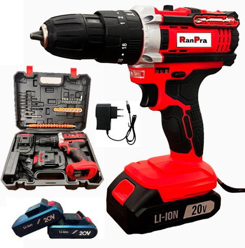 RanPra 20V CORDLESS DRILL HEAVY DUTY WITH FORWORD AND REVERSE