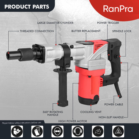 RanPra RHC-358 KG DEMOLITION/BREAKER MACHINE HEAVY DUTY Hammer