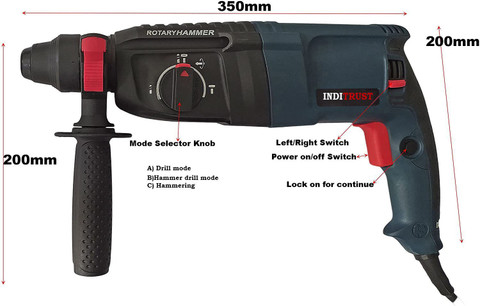 coha.ページ Qualigen 6-Month Warranty 26mm 900W reversible rotary hammer drill