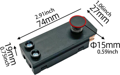 SVH Replacement 11E Demolition Hammer Switch Replacement Switch