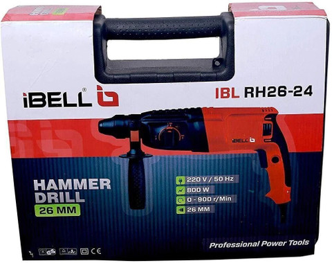 iBELL SDS Chuck,26MM 800W,900RPM RH26-24 Rotary Hammer Drill Price