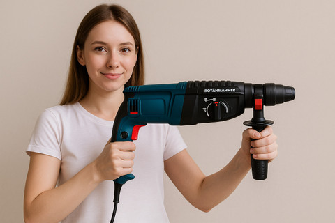 RanPra MONTHS WARRANTY 26 MM CUTFAST HAMMER/DEMOLITION DRILL MACHINE  HEAVY DUTY 1250 W Rotary Hammer Drill