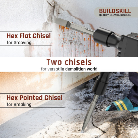 BUILDSKILL 3950 BPM with LED Light 15J Impact energy