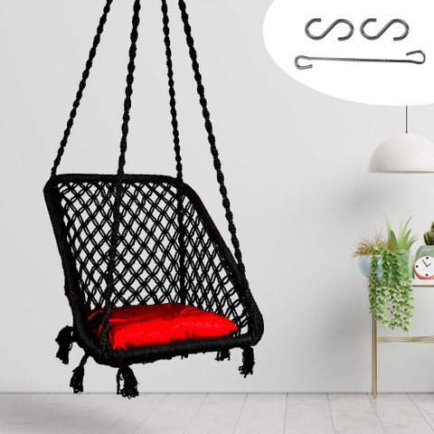 Curio Centre Rectangle Swing Jhula for Home, Swings for Balcony - Main Image
