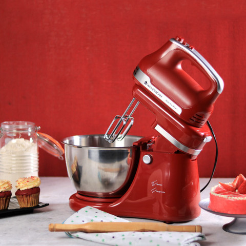 WONDERCHEF 300 W Red Stand Mixer Price in India Buy WONDERCHEF