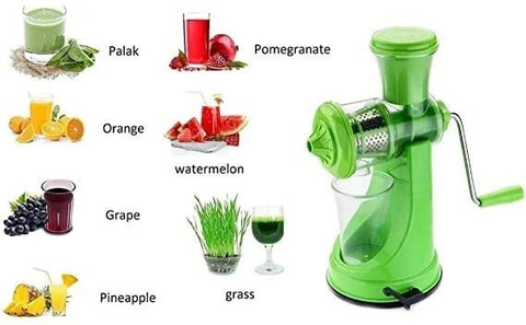 FlatKitch Plastic Best Portable Handle Juicer For Fruits Machine
