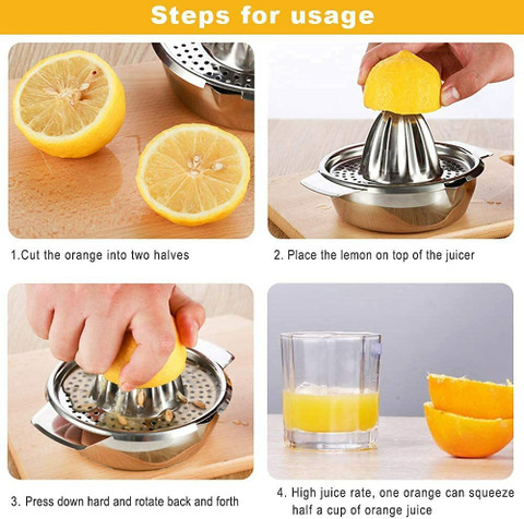 S CAPPER Steel stainless steel manual citrus juicer hand cold press lemon  and orange juicer Hand Juicer
