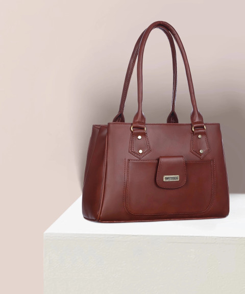 Snappy Women Brown Shoulder Bag