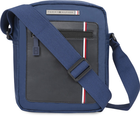 TOMMY HILFIGER Blue Hand-held Bag Nelson Blue Price in India