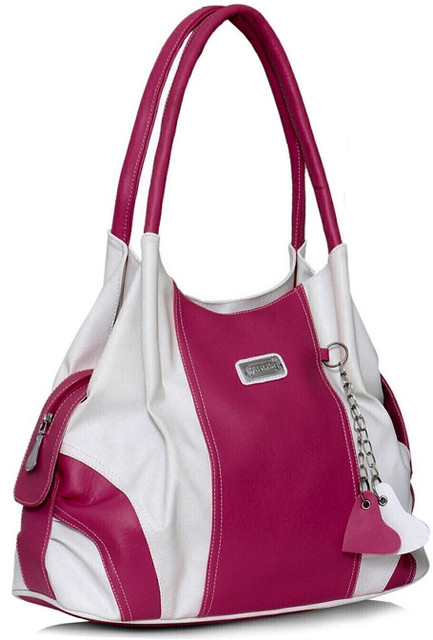 RIGHT CHOICE Women White, Pink Handbag