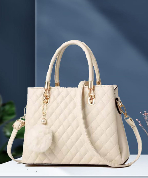 house of common Women White Shoulder Bag