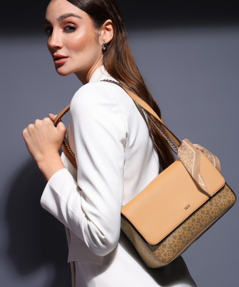 Dkny Branded Sling Bags Online Buy Brown Handbags For Women By