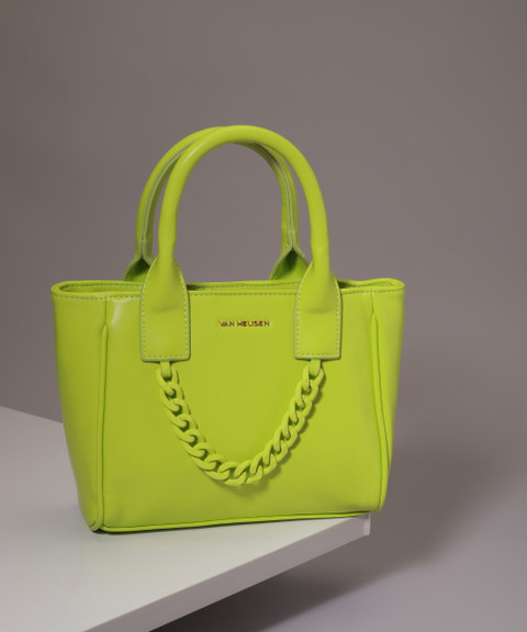 Buy VAN HEUSEN Women Green Handbag Lime Online Best Price in