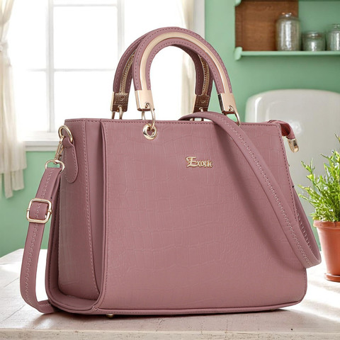 Exotic Women Pink Handbag