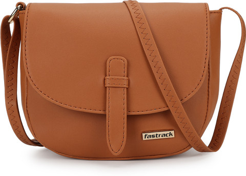 Buy Fastrack Women Tan Sling Bag Tan Online Best Price in India