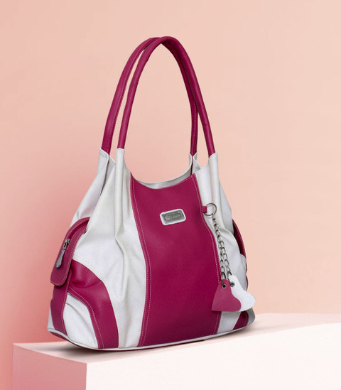 Buy RIGHT CHOICE Women White, Pink Handbag Rani With Online Best