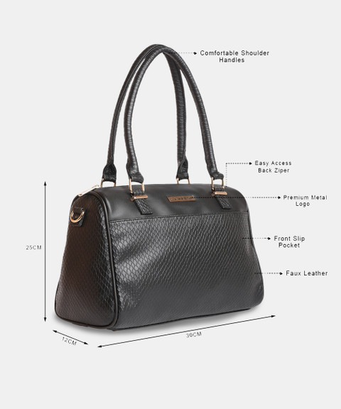 caprese bags fiona satchel black