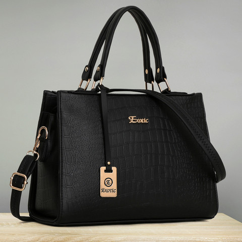 Exotic Women Black Sling Bag - Main Image