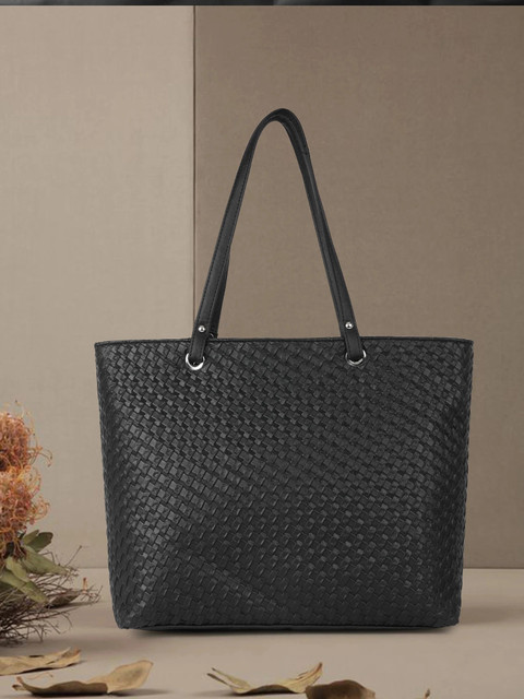 Buy OSAIZ Women Black Hand-held Bag Black-81 Online Best Price - Main Image