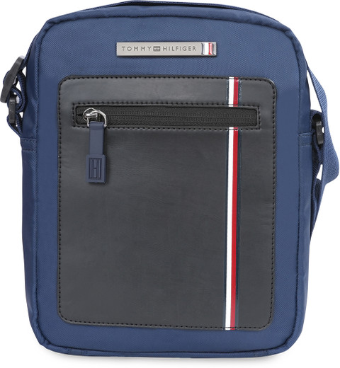 TOMMY HILFIGER Blue Hand-held Bag Nelson Blue Price in India