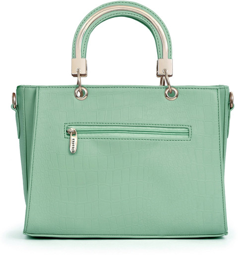 Buy Exotic Women Green Handbag Dual tone Green Online Best Price