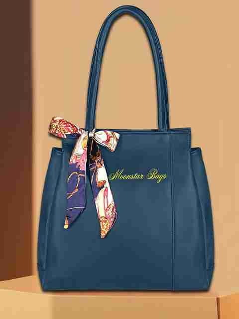Buy MOONSTAR BAGS Women Blue Shoulder Bag Peacock Blue Online