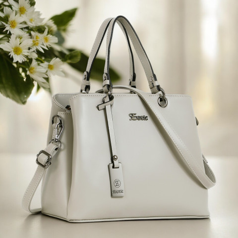 Buy Exotic Women White Handbag Off white Online @ Best Price in