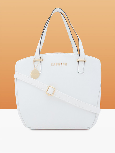 Buy DressBerry X CAPRESE Women White Satchel White Online Best