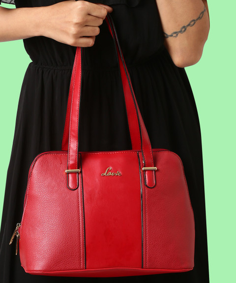 Buy LAVIE Women Red Handbag RED Online Best Price in India