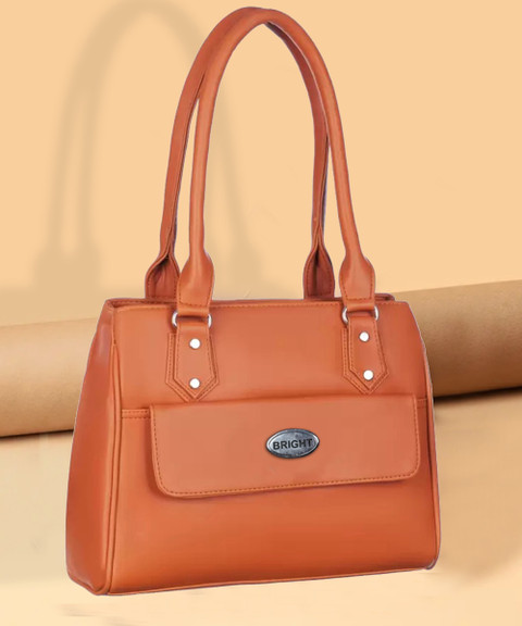 Bright Bags Women Orange Shoulder Bag