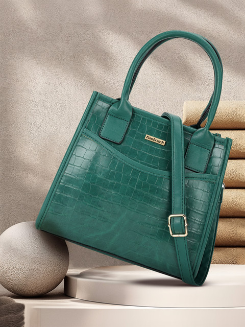 Buy Fastrack Women Green Hand-held Bag Green Online Best Price