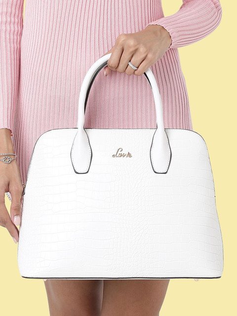 Buy LAVIE Women White Handbag White Online Best Price in India